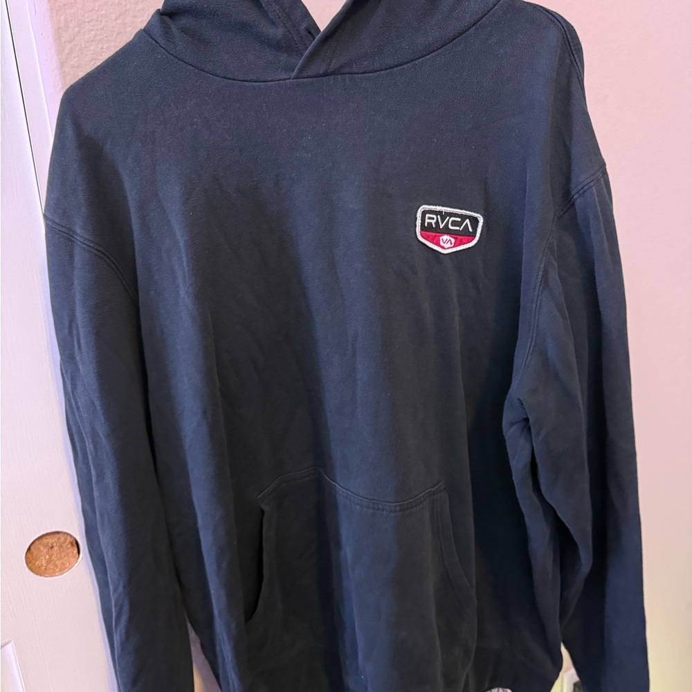 RVCA Men's Black Hoodie